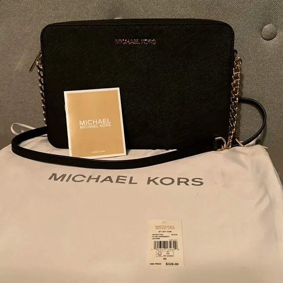 Michael Kors Jet Set Leather Crossbody - Picture 4 of 5